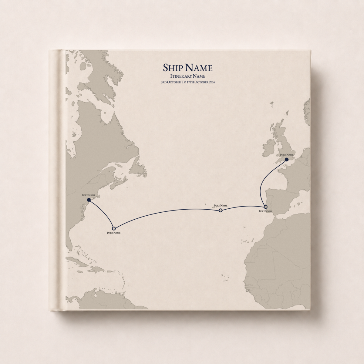 Cruise Itinerary Photo Album - Large